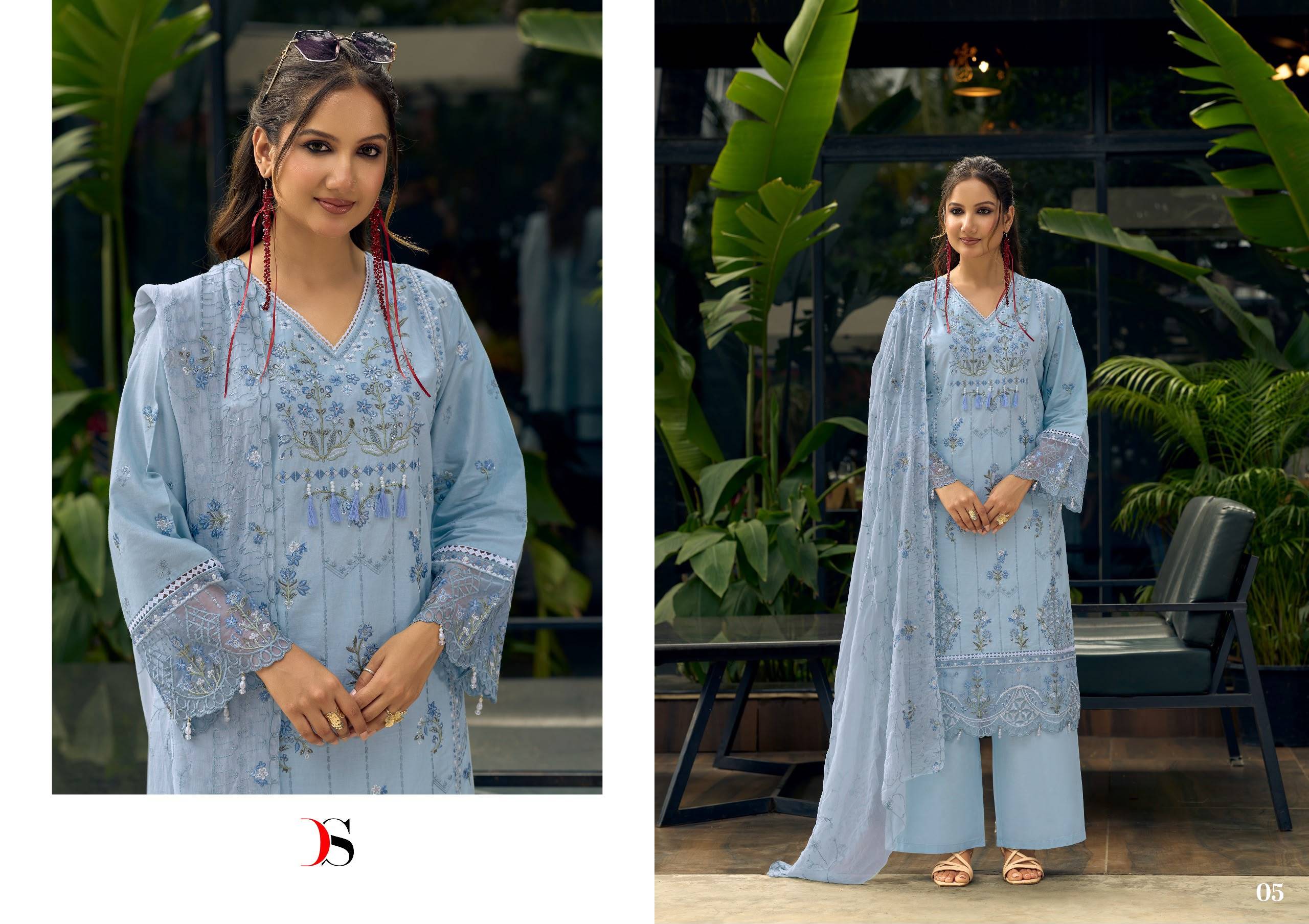 ELAF BY DEEPSY SUITS 01 To 06 Series Indian Traditional casual wear Pakistani pure cotton dresses At Wholesale Price